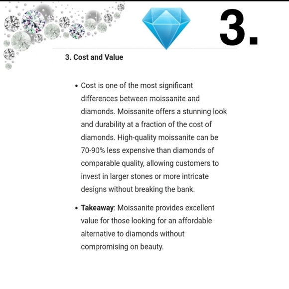 CERTIFIED 3ct 100% REAL MOISSANITE 18kGP 925 NECKLACE VVSI - Picture 14 of 14